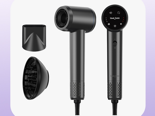 Intelligent touch negative ion high-speed hair dryer