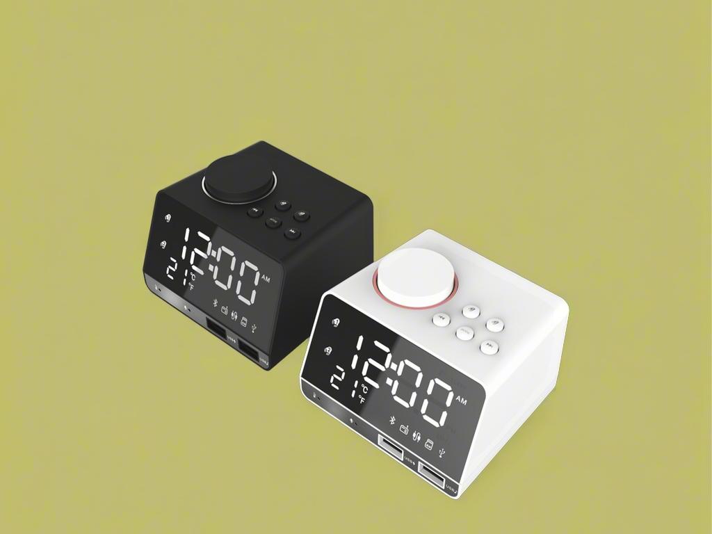 Active multi-functional desktop bedside alarm clock speaker radio